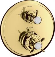Термостат Axor Montreux (внешняя часть для 1 потребителя) 16800990 полированное золото
