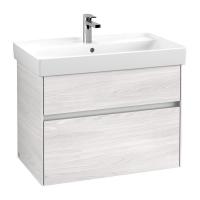 Тумба под раковину Villeroy & Boch Collaro 754х444 мм C01000E8 белое дерево