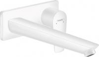 Смеситель для раковины Hansgrohe Talis E настенный (внешняя часть) излив 225 мм 71734700 матовый белый