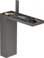 Смеситель для раковины Axor MyEdition 230 ComfortZone (без панели) 47022340 шлифованный чёрный хром