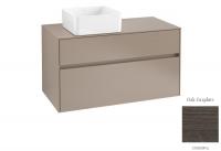 Тумба под раковину Villeroy & Boch Collaro 1000х500 мм C03900FQ дуб графитовый