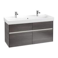 Тумба под раковину Villeroy & Boch Collaro 1154х444 мм с подсветкой C012L0FQ дуб графитовый
