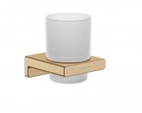 Стакан Hansgrohe AddStoris 41749140 шлифованная бронза