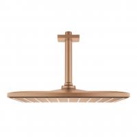 Верхний душ Grohe Rainshower Mono 310 Cube (потолочный кронштейн 142 мм, 1 режим струи) 26 566 DL0 тёплый закат матовый