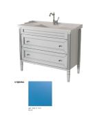Тумба под раковину Caprigo Albion Promo 100 980х450 мм (2 ящика) 33322 В036 голубой
