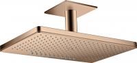 Верхний душ Axor ShowerSolutions 460 2jet с потолочным подсоединением 35279300 полированное красное золото