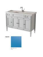 Тумба под раковину Caprigo Albion Promo 120 1178х450 мм (4 двери, 2 ящика) 33316 В036 голубой