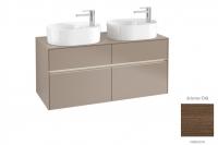 Тумба под раковину Villeroy & Boch Collaro 1200х500 мм с подсветкой C060L0VH аризонский дуб