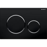 Клавиша смыва Geberit Sigma20, 115.882.KM.1 чёрный/хром/чёрный