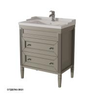 Тумба под раковину Caprigo Albion 70 686х450 мм (2 ящика) 10317 В021 серый камень