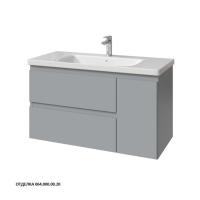 Тумба под раковину Caprigo Forte 100 976х446 мм (2 ящика, 1 дверь) эмаль 36115R EML 064 серый