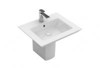 Раковина Villeroy & Boch Legato 600х500 мм 41516101 альпийский белый