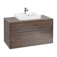 Тумба под раковину Villeroy & Boch Collaro 1000х500 мм C01600VH аризонский дуб