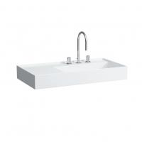 Раковина Laufen Kartell 900x460 мм полочка слева 8103390001041 белый