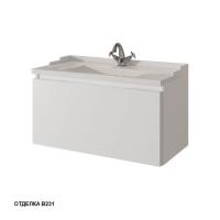 Тумба под раковину Caprigo Ponza-A 80 790х469 мм гладкий фасад 13512 F В231 белый