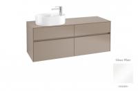 Тумба под раковину Villeroy & Boch Collaro 1400х500 мм C06200DH белый глянцевый