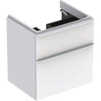 Тумба под раковину Geberit Smyle Square 584х470х617 мм 500.352.00.1 белый глянец
