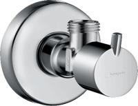 Вентиль угловой Hansgrohe S, G 3/8″ 13901000 хром