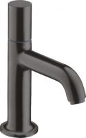 Кран холодной воды для раковины Axor Uno 70 ComfortZone 38130340 шлифованный чёрный хром
