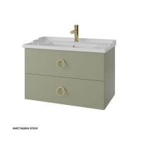 Тумба под раковину Caprigo Brighton 80 790х453 мм BRL80 SF-024 фисташка