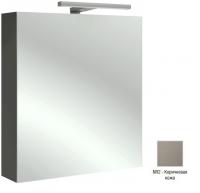 Зеркальный шкаф Jacob Delafon 600х650х143 мм петли слева EB1362G-NR2 коричневая кожа