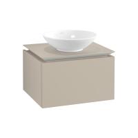 Тумба под раковину Villeroy & Boch Legato 600х500 мм B56700VK мягкий серый