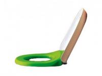 Сиденье с крышкой для унитаза Laufen Florakids 8910310720001 белый/зеленый