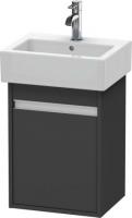 Тумба под раковину Duravit Ketho 400х320 мм левая KT6630L4949 графит матовый