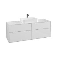 Тумба под раковину Villeroy & Boch Finion 1600х501 мм F44100GF белый глянцевый