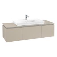 Тумба под раковину Villeroy & Boch Legato 1400х500 мм B69800VK мягкий серый
