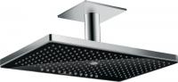 Верхний душ Hansgrohe Rainmaker Select 460 3jet с потолочным подсоединением 24006600 чёрный/хром