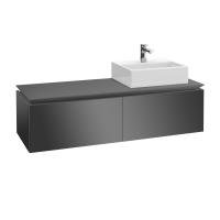 Тумба под раковину Villeroy & Boch Legato 1600х500 мм B67400FP серый глянцевый