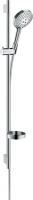 Душевой гарнитур Hansgrohe Raindance Select S 120 3iet PowderRain со штангой 90 см и мыльницей 27667000 хром