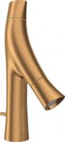 Смеситель для раковины Axor Starck Organic 80 ComfortZone 12010250 золото шлифованное