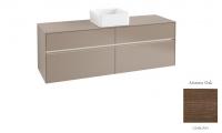 Тумба под раковину Villeroy & Boch Collaro 1600х500 мм с подсветкой C049L0VH аризонский дуб