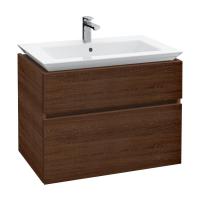 Тумба под раковину Villeroy & Boch Legato 800х500 мм B55800E1 дуб сантана