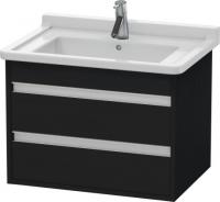Тумба под раковину Duravit Ketho 650х455 мм KT664301616 чёрный дуб