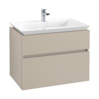 Тумба под раковину Villeroy & Boch Legato 800х500 мм B55800VK мягкий серый