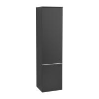 Пенал Villeroy & Boch Venticello 404х372х1546 мм петли справа A95111PD лак чёрный матовый