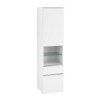Пенал Villeroy & Boch Venticello 404х372х1546 мм петли слева A95201MS белый матовый
