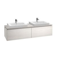 Тумба под раковину Villeroy & Boch Legato 1400х500 мм B66800E8 белое дерево