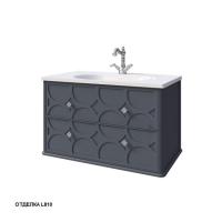 Тумба под раковину Caprigo Caprice 80 802х448 мм (2 ящика) 25112 L810 графит