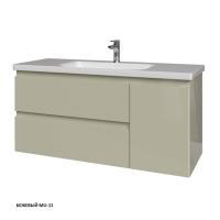 Тумба под раковину Caprigo Forte 120 1164х446 мм (2 ящика, 1 дверь справа) 36117R MU-11 бежевый