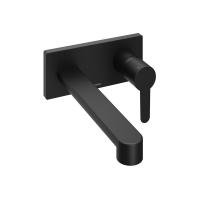 Смеситель для раковины Ravak Puri black PU 019.20 настенный X070184 чёрный