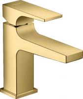 Смеситель для раковины Hansgrohe Metropol 100 ComfortZone донный клапан 32500990 золото полированное