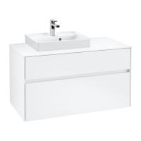 Тумба под раковину Villeroy & Boch Collaro 1000х500 мм C01400MS белый матовый