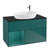 Тумба под раковину Villeroy & Boch Finion 1000х501 мм F892GSGS кедр/кедр