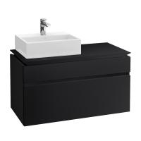 Тумба под раковину Villeroy & Boch Legato 1000х500 мм B60600PD лак чёрный матовый