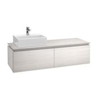 Тумба под раковину Villeroy & Boch Legato 1600х500 мм B67200E8 белое дерево