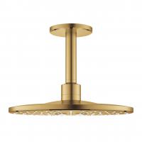 Верхний душ Grohe Rainshower SmartActive 310 (потолочный кронштейн 142 мм, 2 режима струи) 26 477 GN0 холодный рассвет матовый